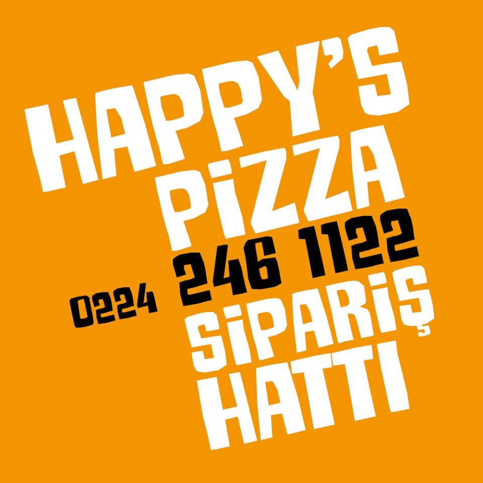 Türkiye'nin En Büyük Pizzası Happy's Pizza Mega Boy 61 cm &gt;&gt; Bursa